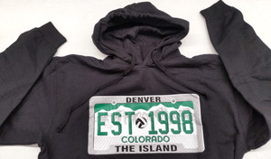 the island hooded sweatshirt